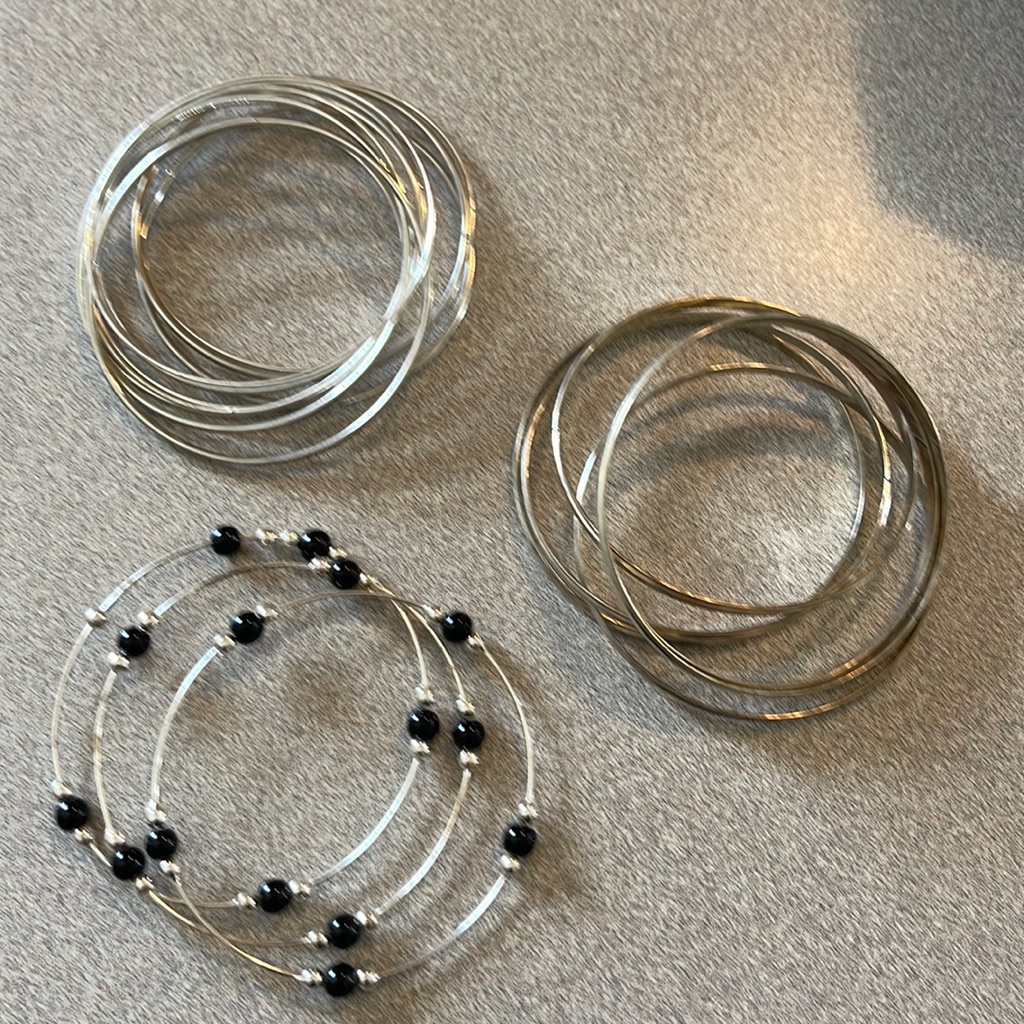 Bangle Bracelets Silver